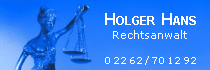 Holger Hans, Rechtsanwalt