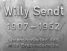 Gedenkstein Willi Sendt