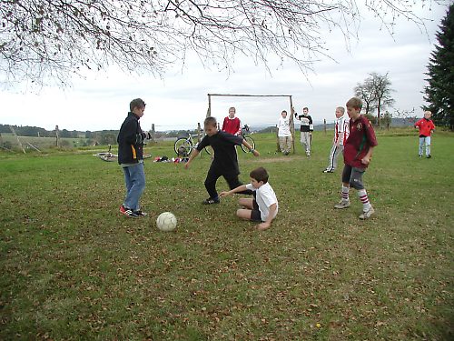 Fußballspiel Dahl – Brächen