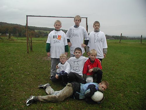 FC Dahl beim Training