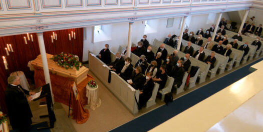 Trauergottesdienst für Kurt Franchy in Drabenderhöhe