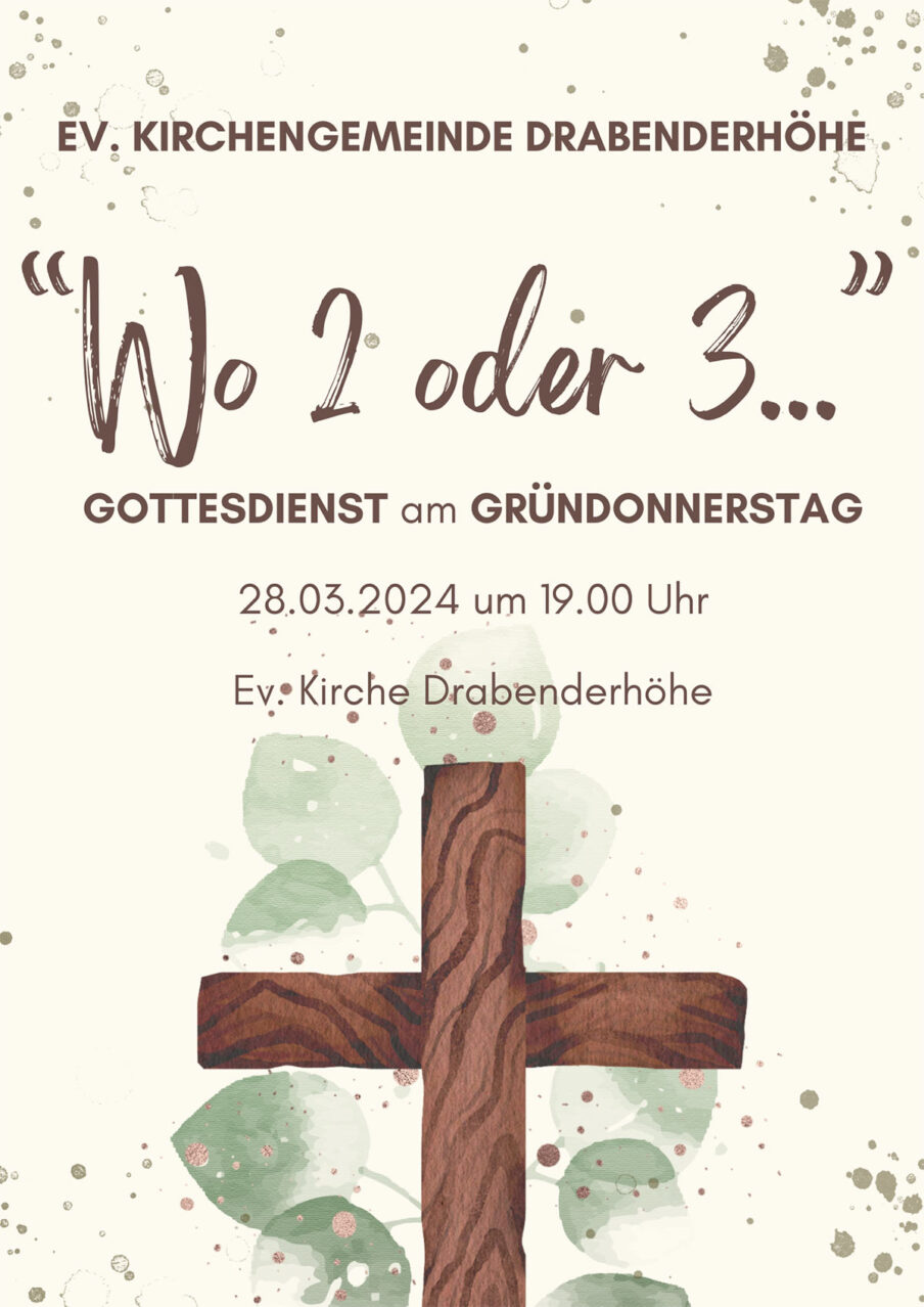 Gottesdienst Am Grndonnerstag Drabenderhhe